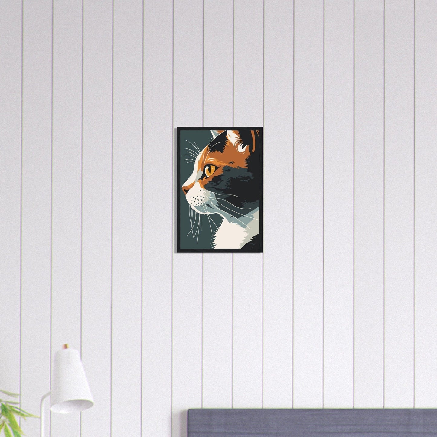 Canvanation Print Material 30x45 cm / 12x18″ Tableau Chat Chat’Art Moderne Pop