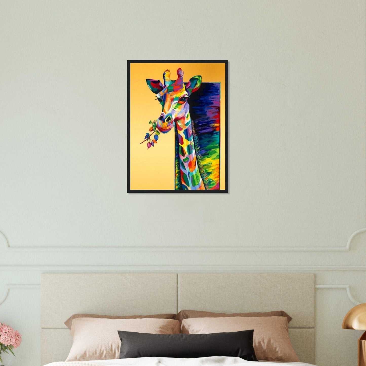 Gelato Print Material Peinture Tete De Girafe