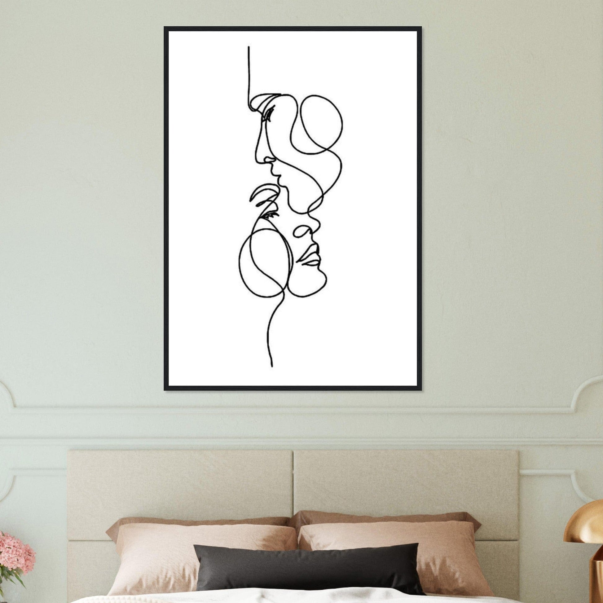 Canvanation Print Material Tableau Couple Symphonie des Sentiments