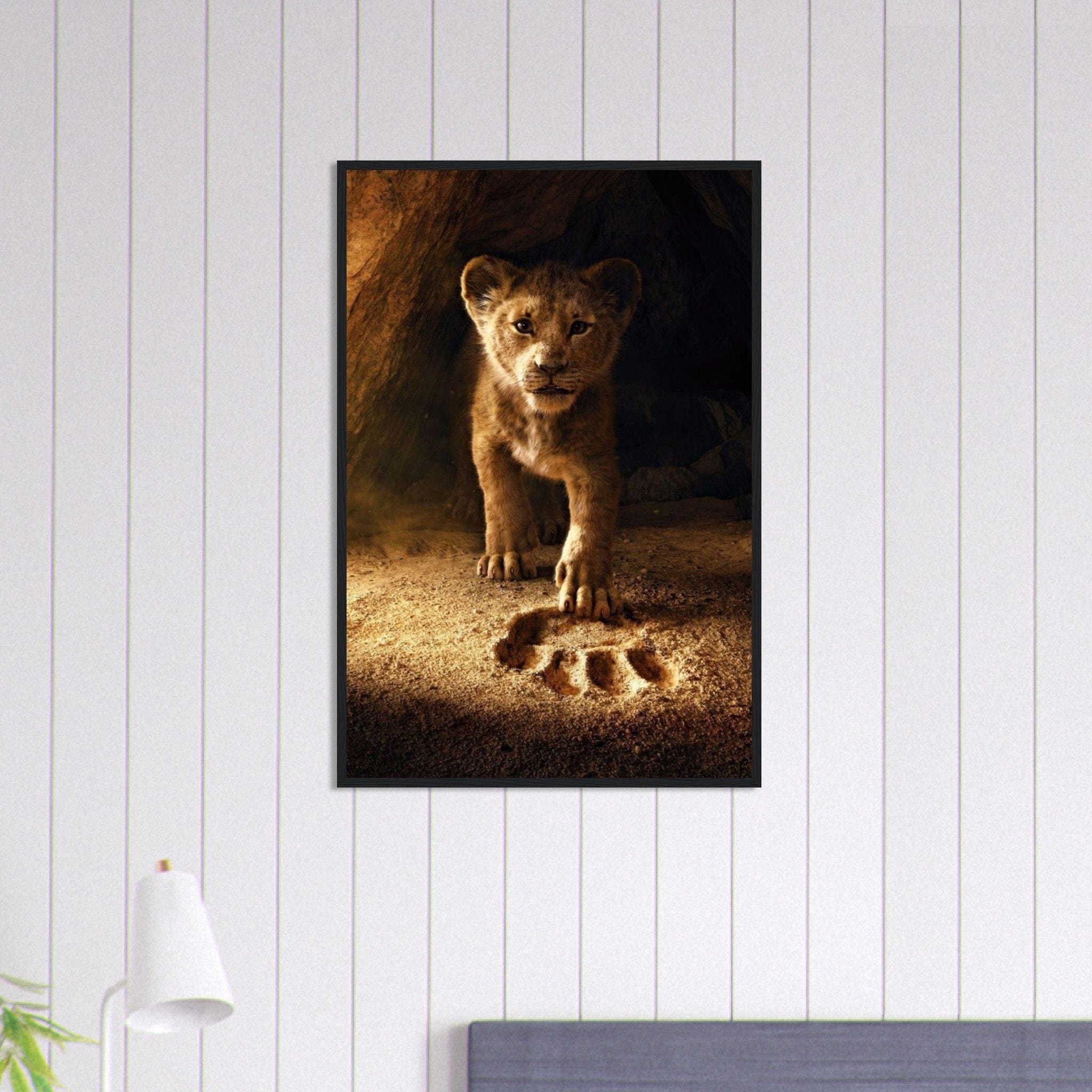 Canvanation Print Material 60x90 cm / 24x36″ Tableau Street Art Petit Lion