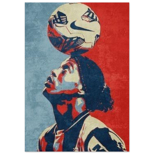 Gelato Print Material 70x100 cm / 28x40″ Poster Joueur De Foot
