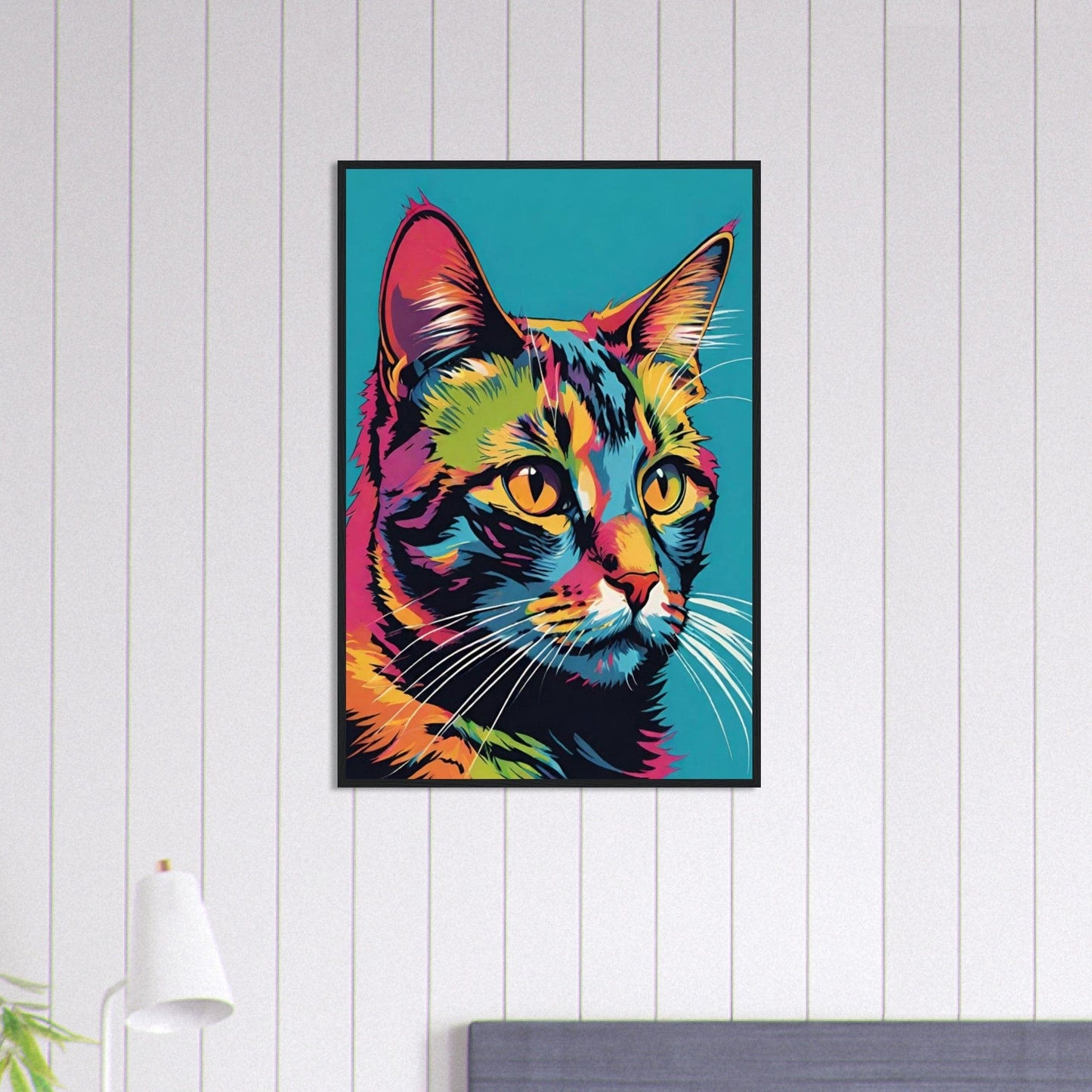 Canvanation Print Material 60x90 cm / 24x36″ Tableau Chat Pop Art Explosion