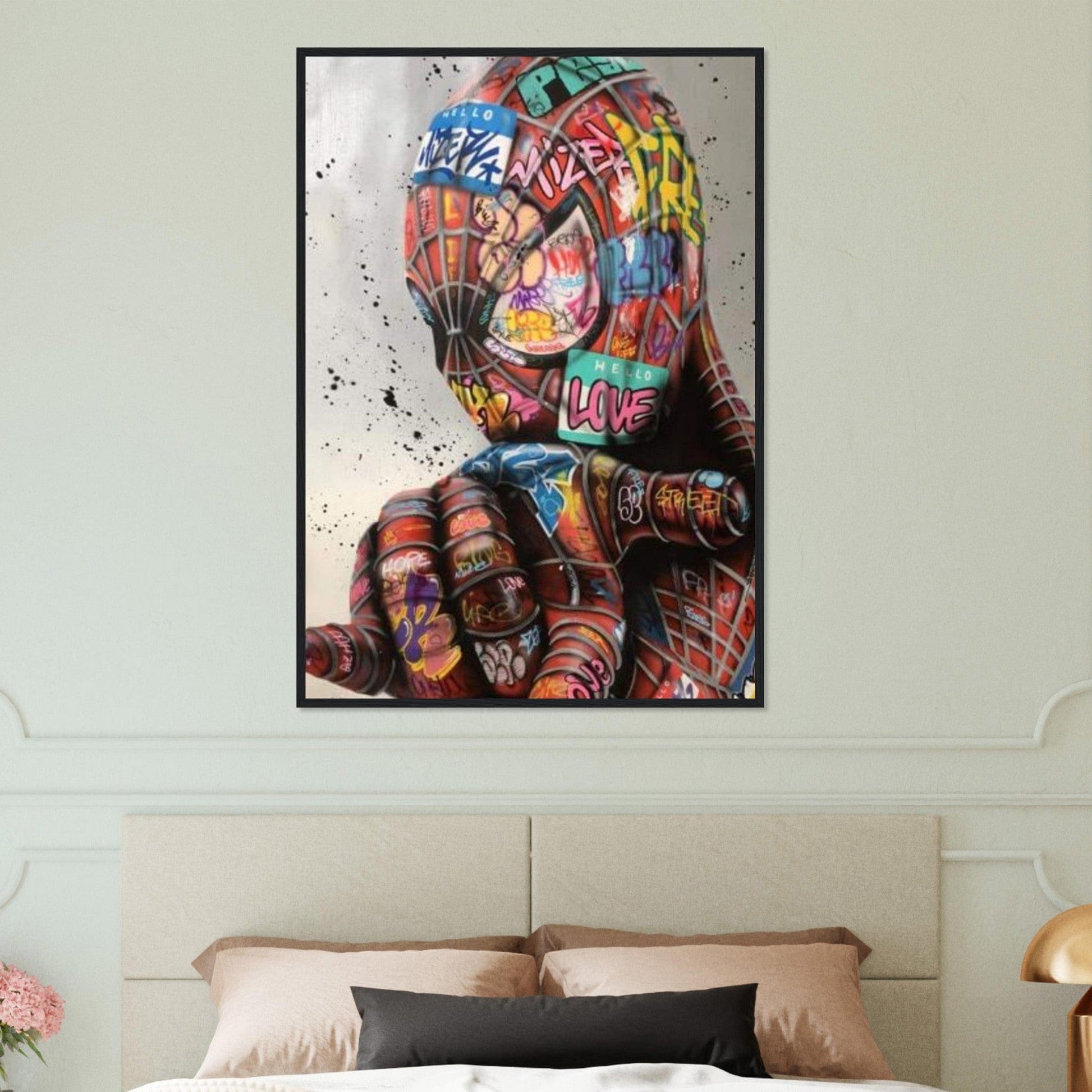 Canvanation Print Material Tableau Street Art Spiderman Tags
