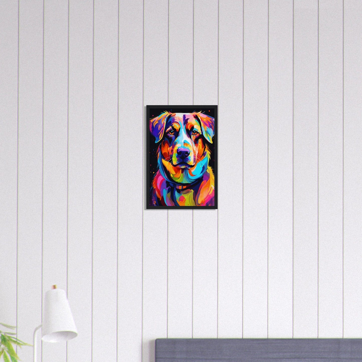 Canvanation Print Material 30x45 cm / 12x18″ Tableau Chien Étoile A Quatre Pattes