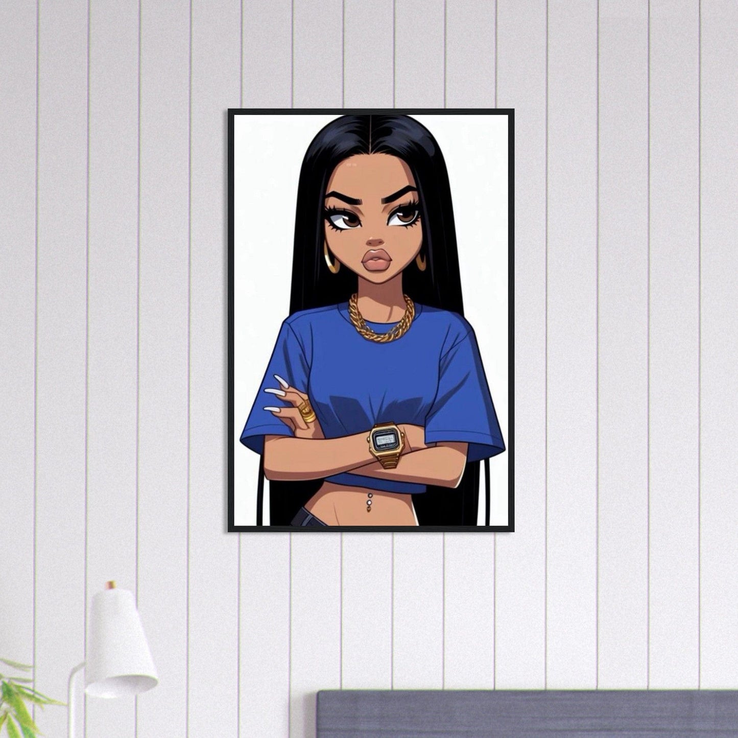 Canvanation Print Material 60x90 cm / 24x36″ Photo Personnalisé Cadre