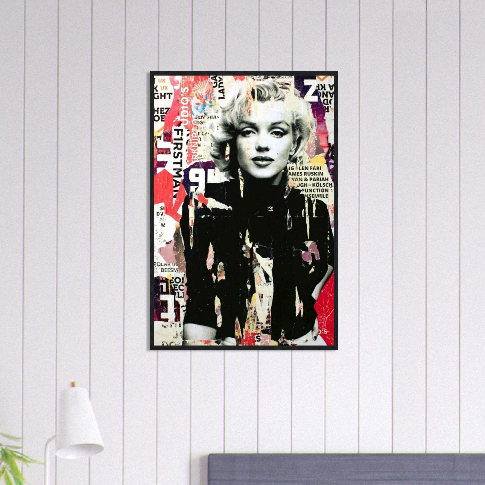 Canvanation Print Material 60x90 cm / 24x36″ Tableau Street Art Marilyn