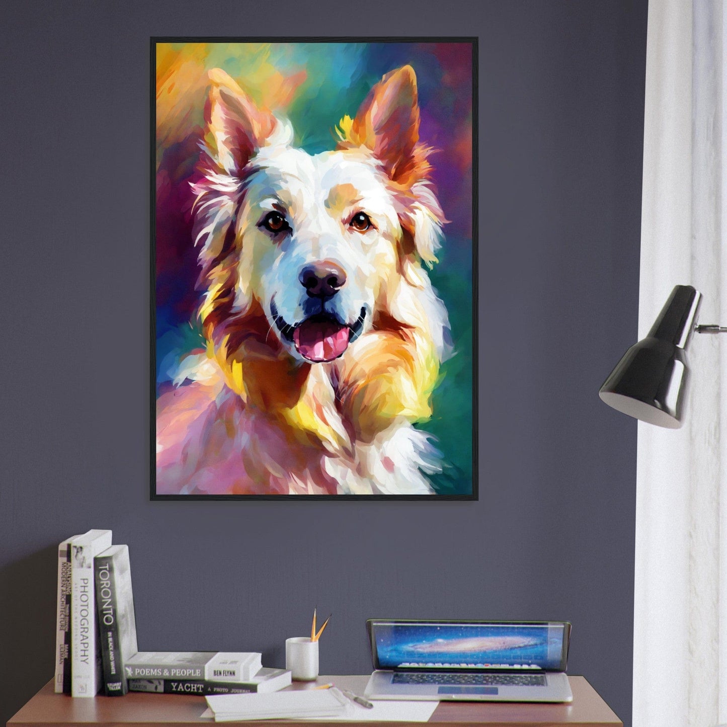 Canvanation Print Material Tableau Chien Pattes Et Poils