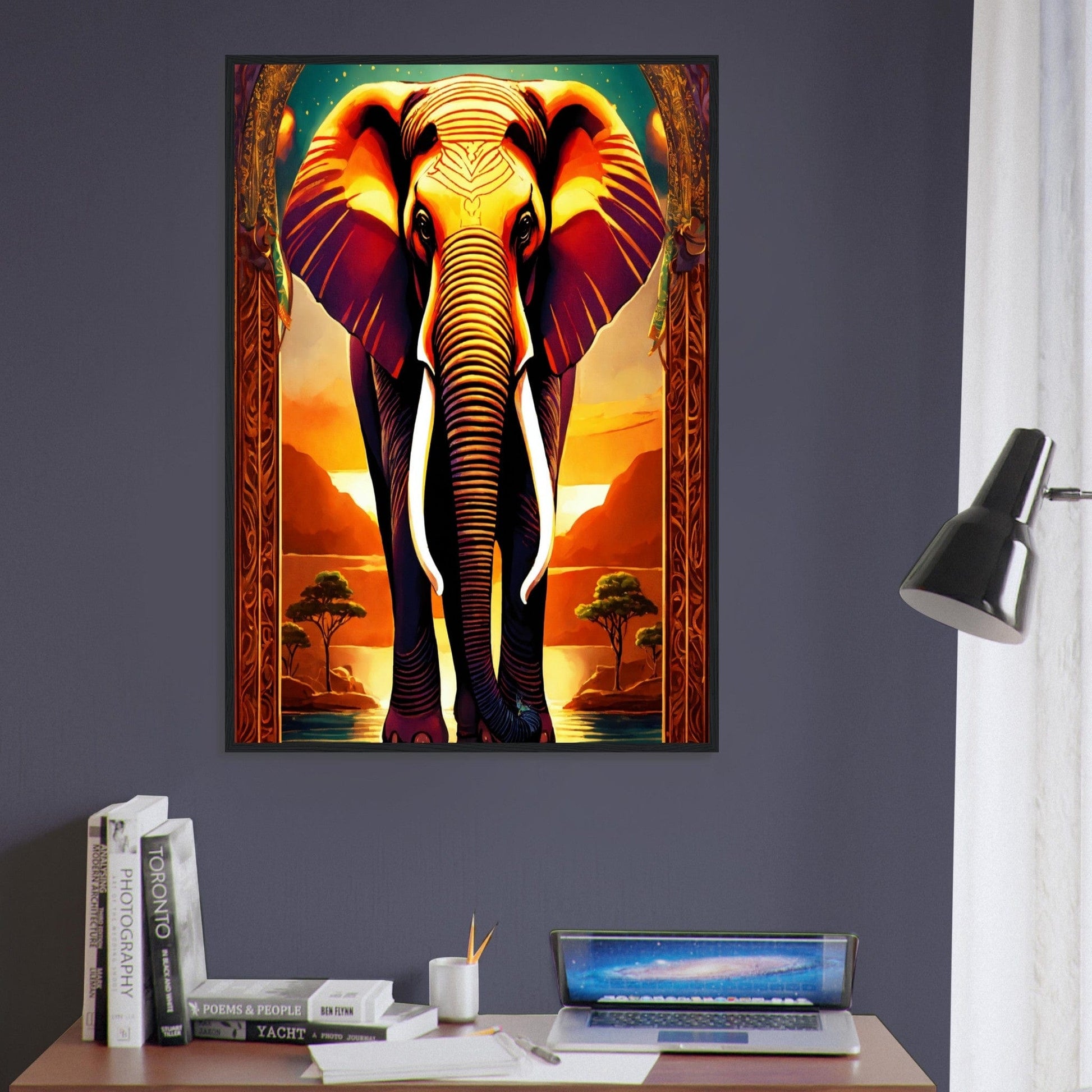 Canvanation Print Material Tableau Elephant Le Gardien De La Nature