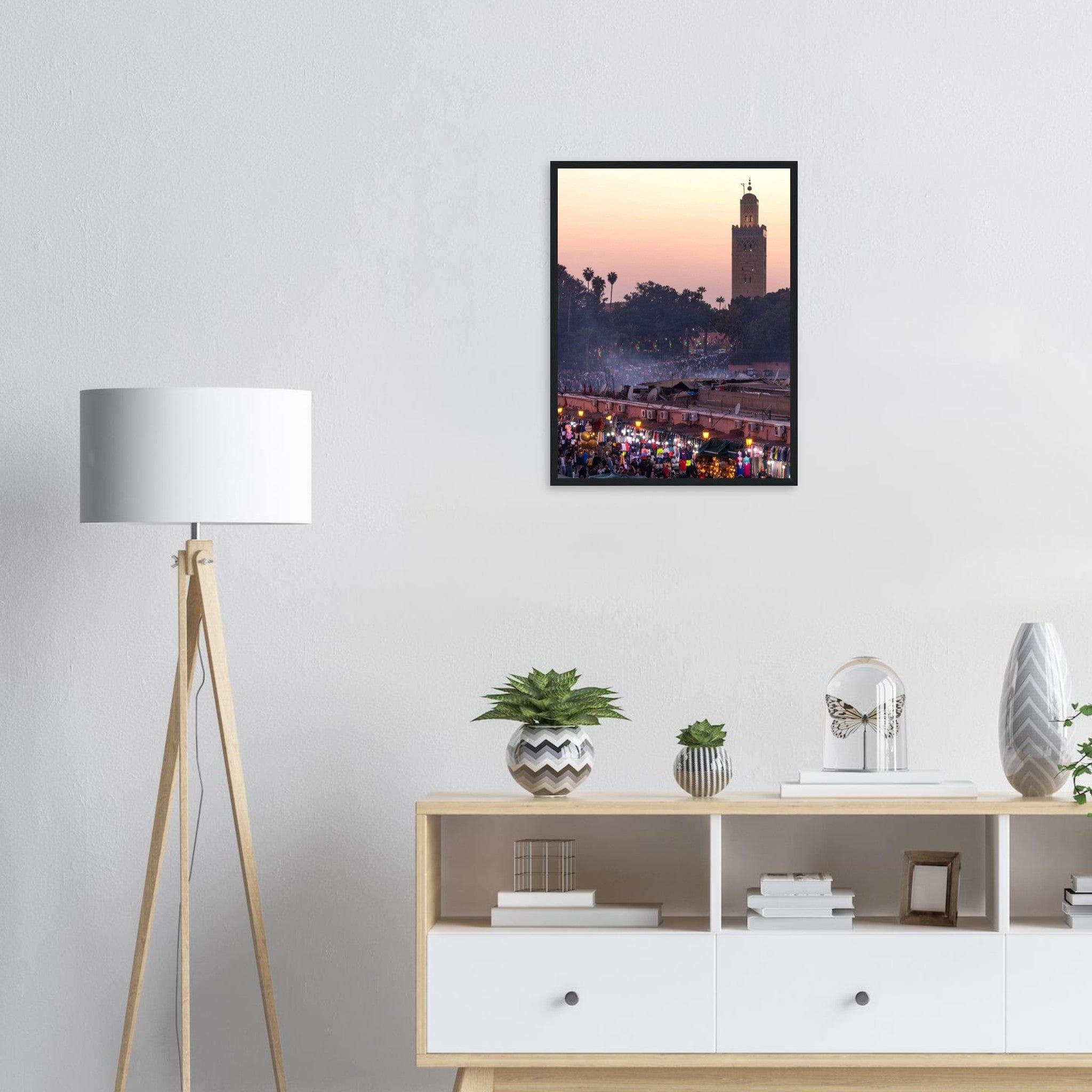 Canvanation Print Material Paysage Marocain En Peinture