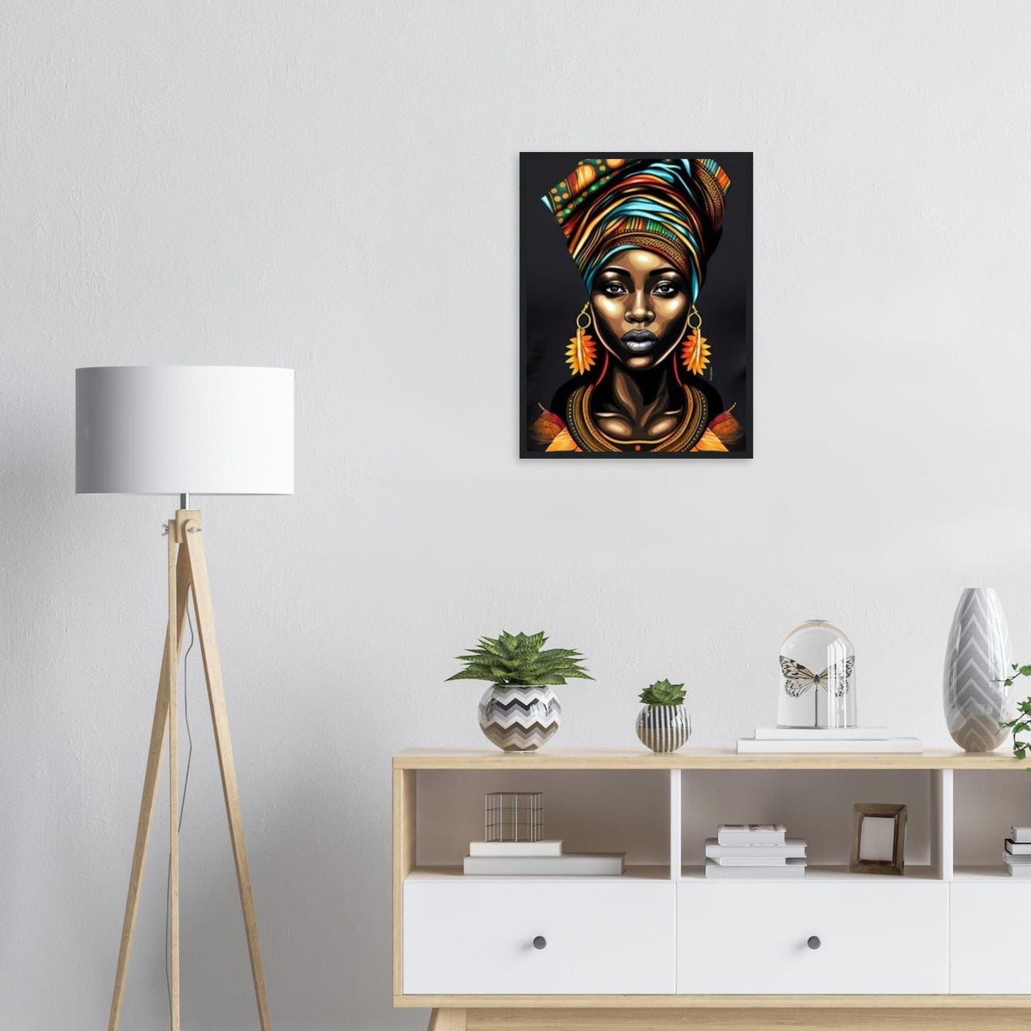Canvanation Print Material Peinture Moderne Africaine