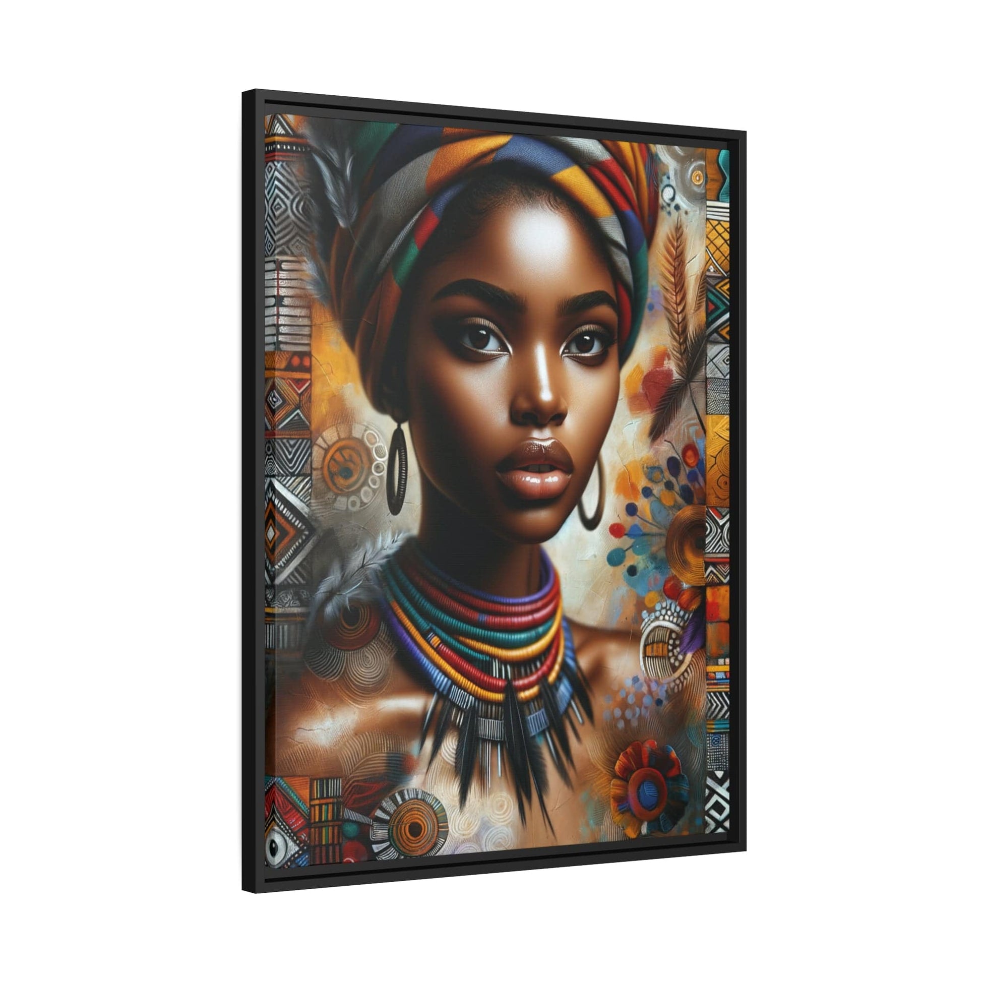 Printify Canvas Tableau "Femmes africaines : Symboles de force, beauté et résilience"