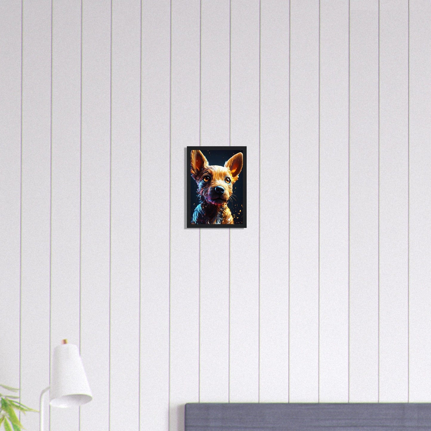 Canvanation Print Material A4 21x29.7 cm / 8x12″ Tableau Chien Force Tranquille