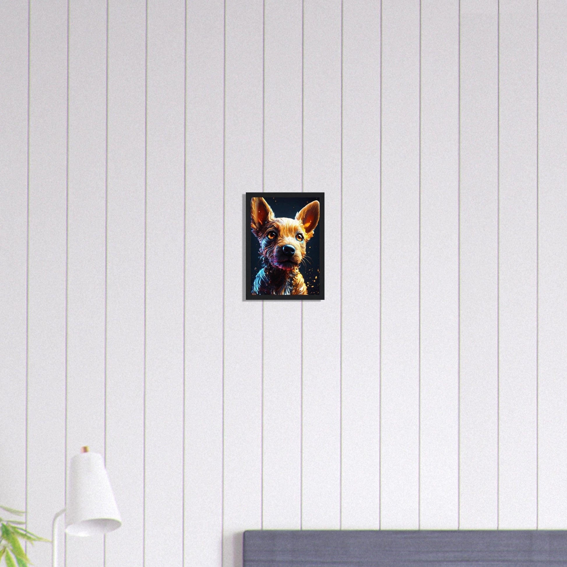 Canvanation Print Material A4 21x29.7 cm / 8x12″ Tableau Chien Force Tranquille