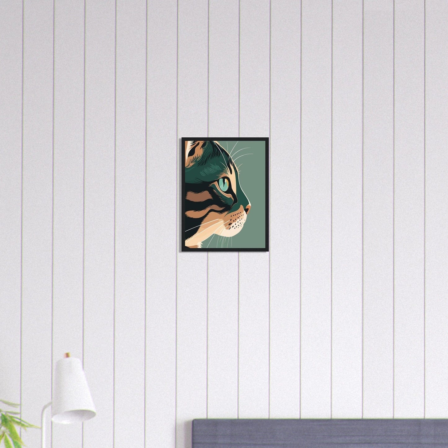 Canvanation Print Material 30x40 cm / 12x16″ Tableau Chat Pop Art Miaou Moderne