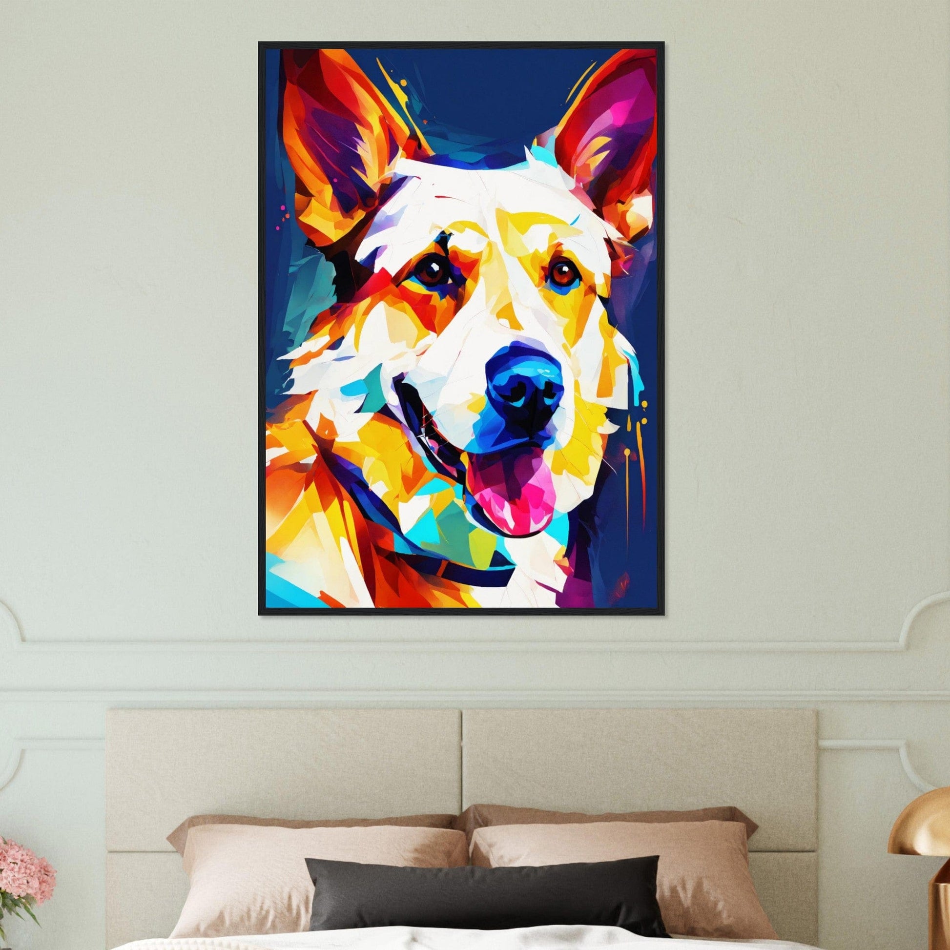 Canvanation Print Material Tableau Chien Esprit Libre