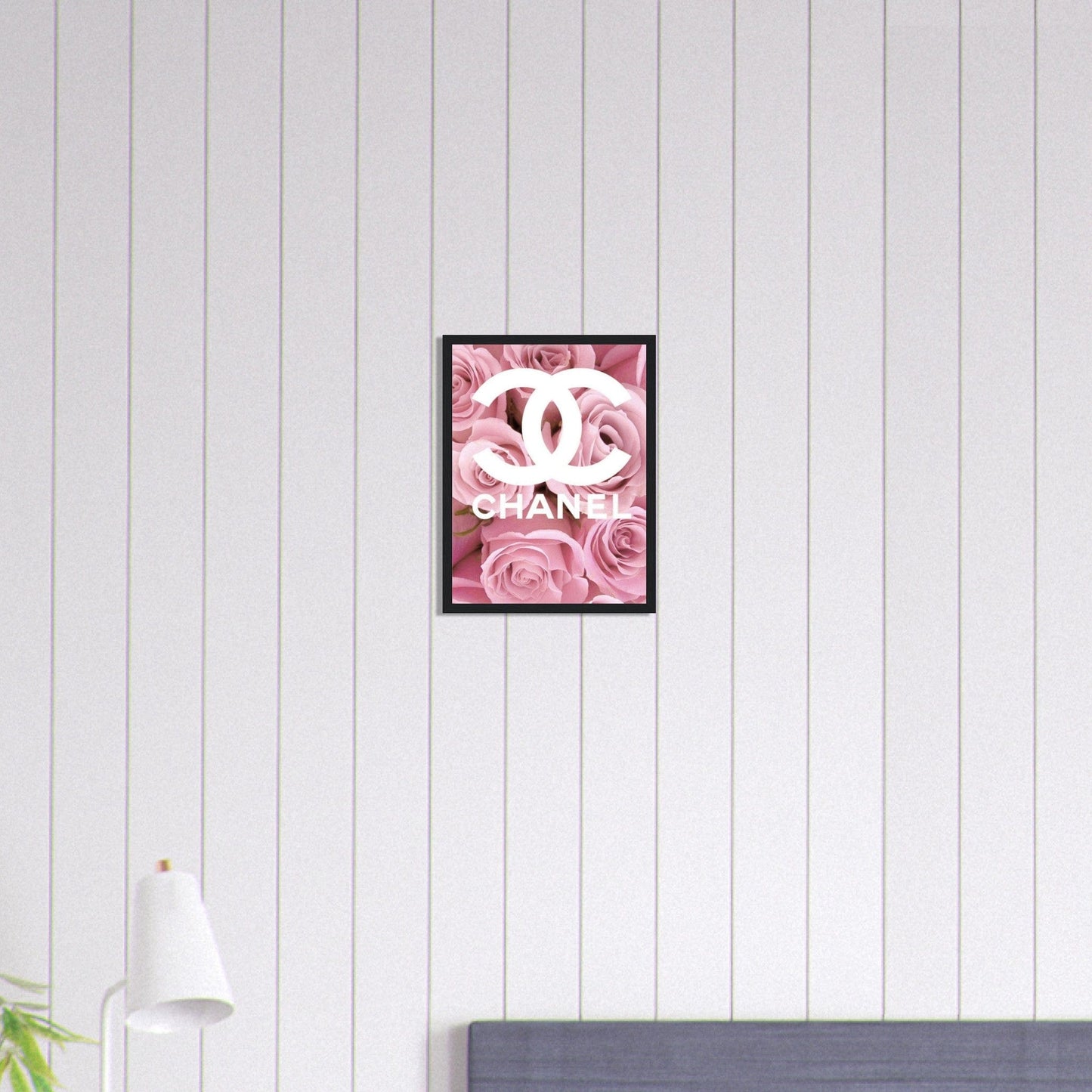 Canvanation Print Material 30x40 cm / 12x16″ Tableau Chanel Fleurs Rose