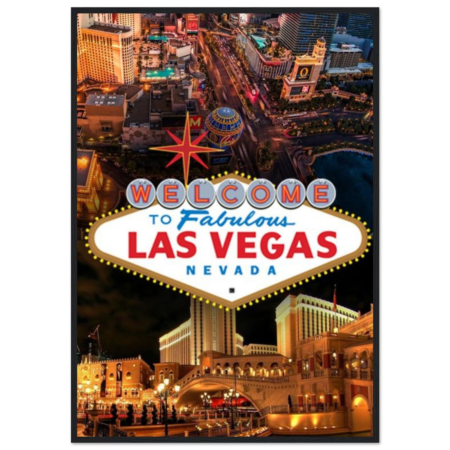 Gelato Print Material 70x100 cm / 28x40″ Tableau Ville Las Vegas