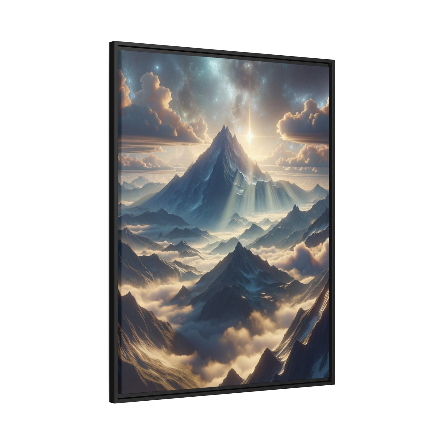 Printify Canvas Tableau "Les sommets majestueux des montagnes : une ode à la grandeur de la nature"
