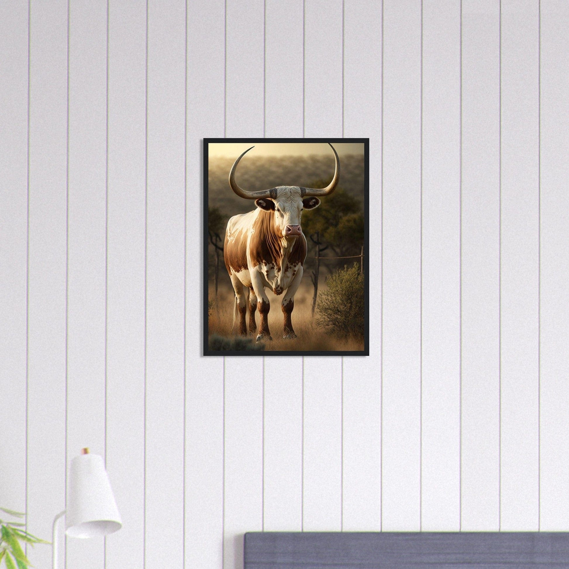 Canvanation Print Material Tableau Vache Colorée