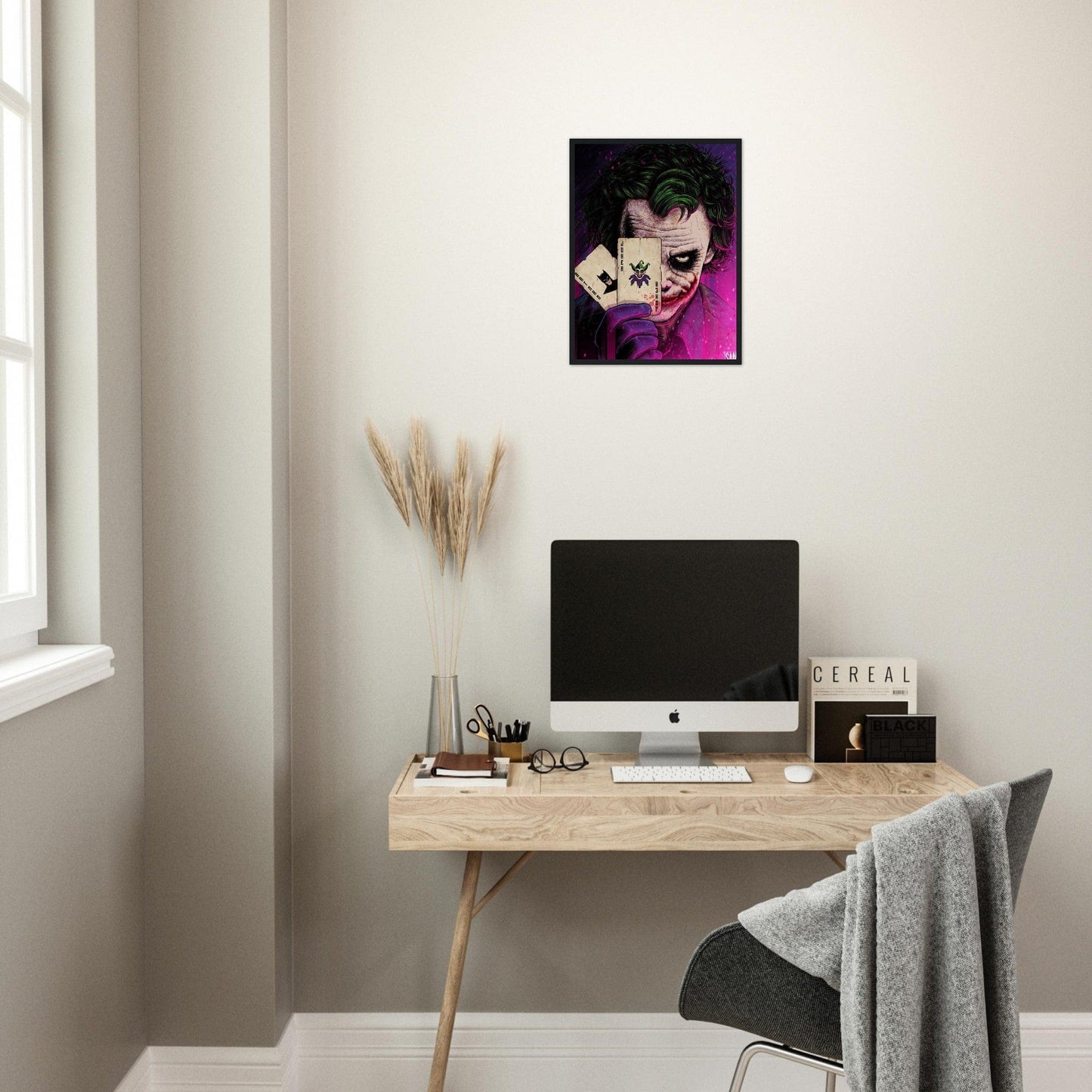 Canvanation Print Material Tableau Joker Pop Art Batman