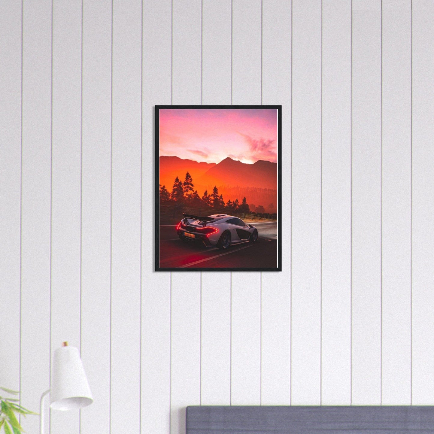 Canvanation Print Material 45x60 cm / 18x24″ Tableau Voiture Mclaren Lp-500 Anglaise