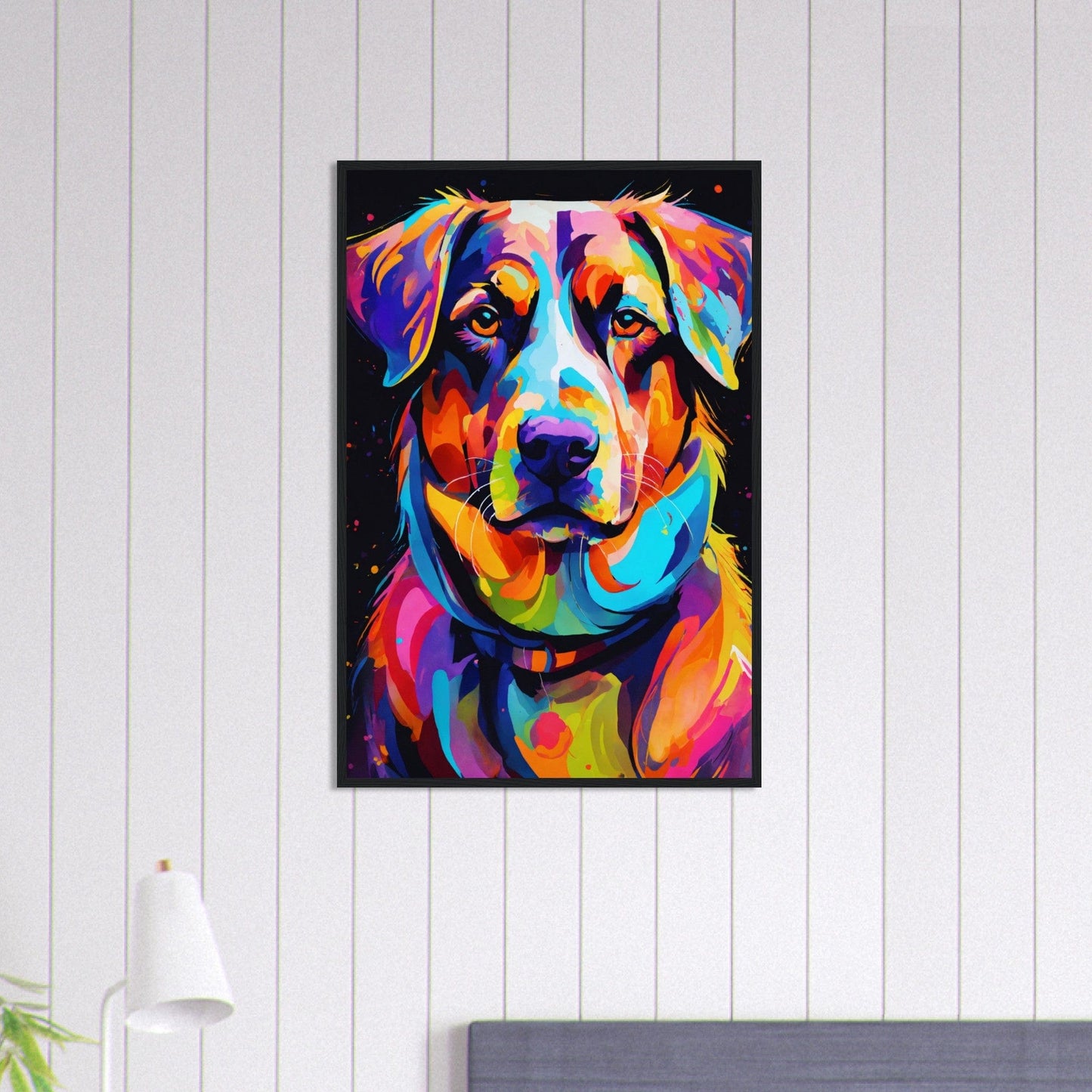 Canvanation Print Material 60x90 cm / 24x36″ Tableau Chien Étoile A Quatre Pattes