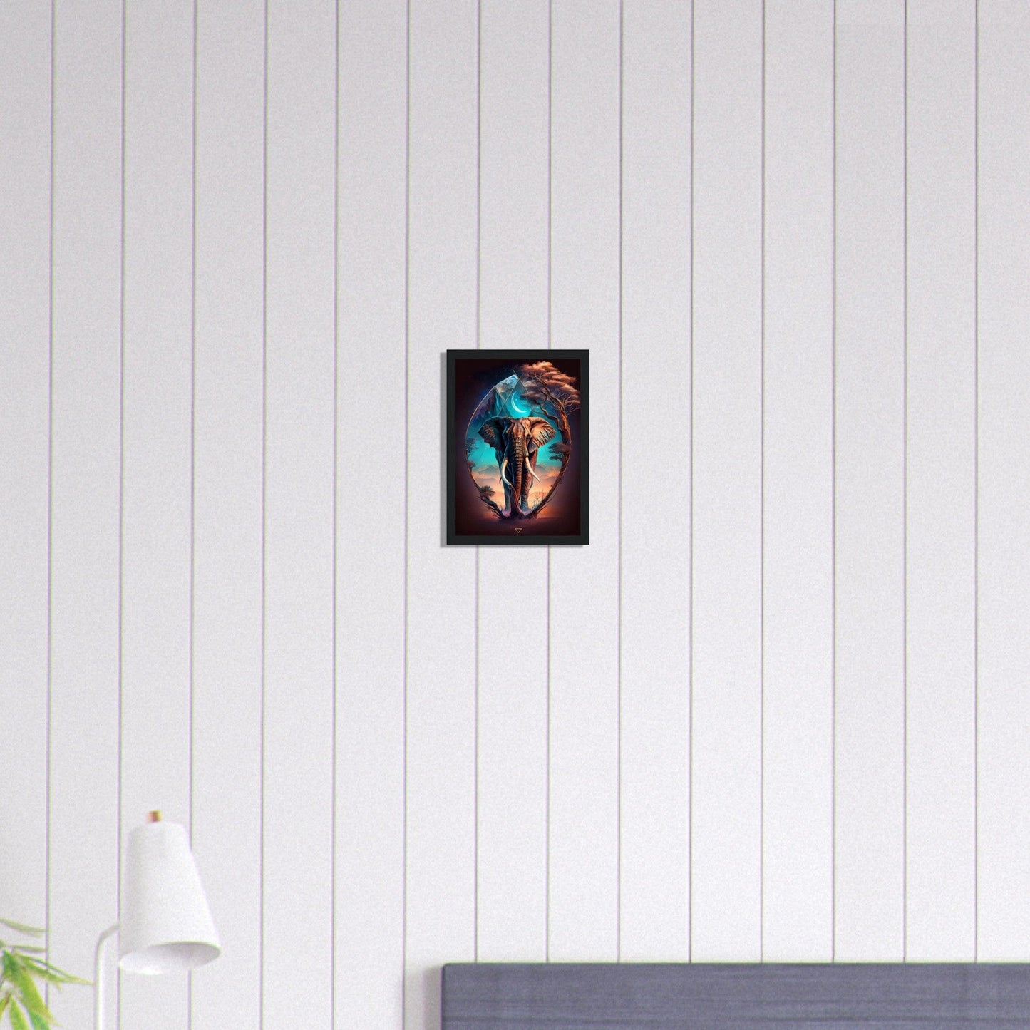 Canvanation Print Material A4 21x29.7 cm / 8x12″ Tableau Elephant Seigneur de la Savane