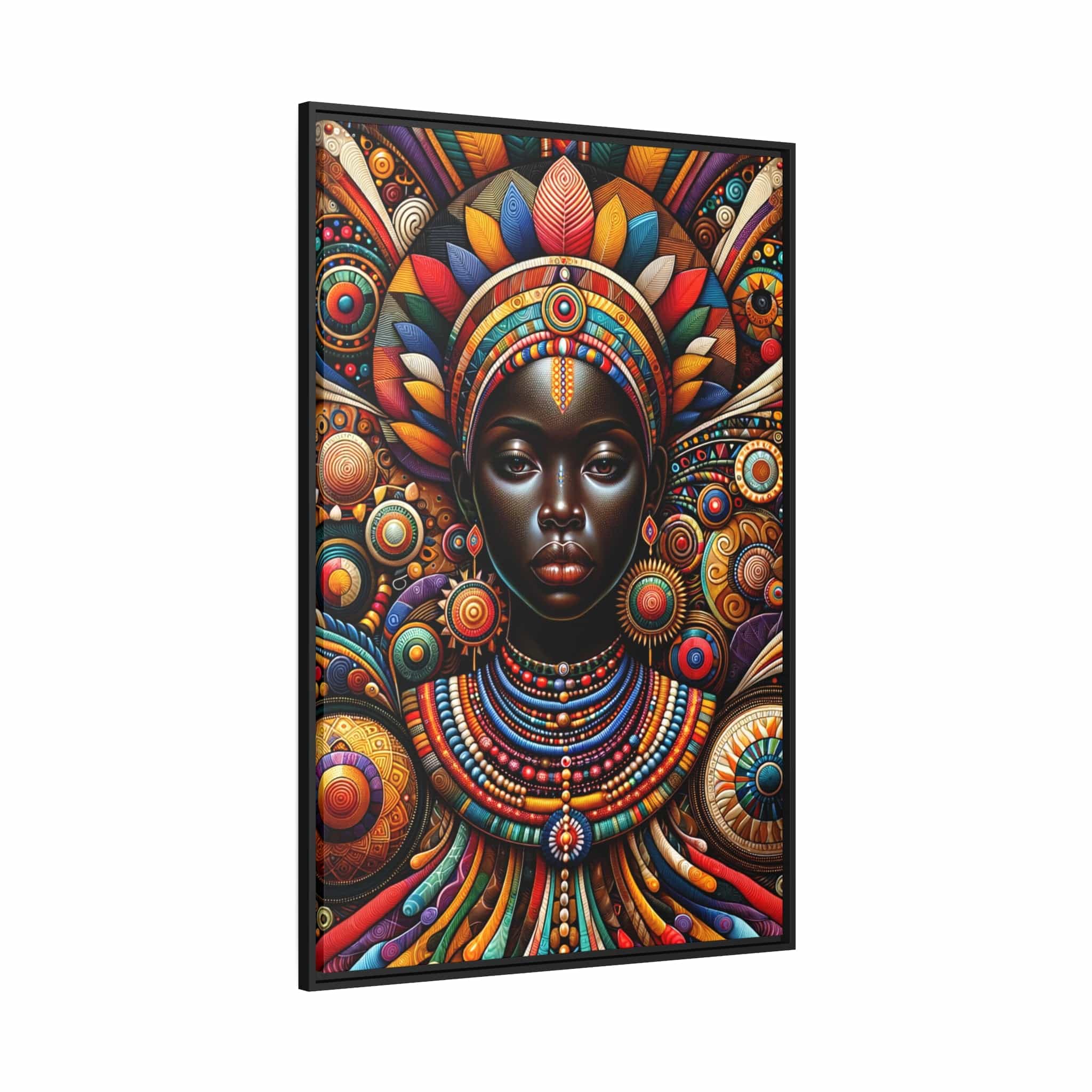 Printify Canvas Tableau "La puissance et la grâce : un hommage à la femme africaine"
