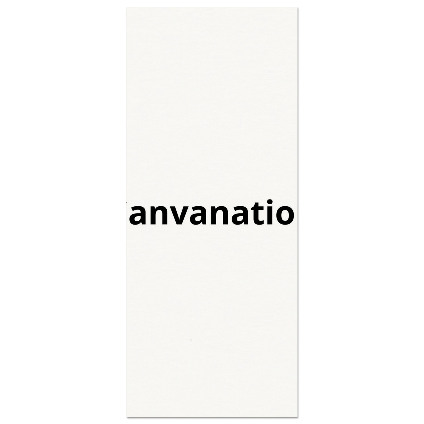 Canvanation Print Material 25x60 cm / 10x24″ Poster Personnalisé HD