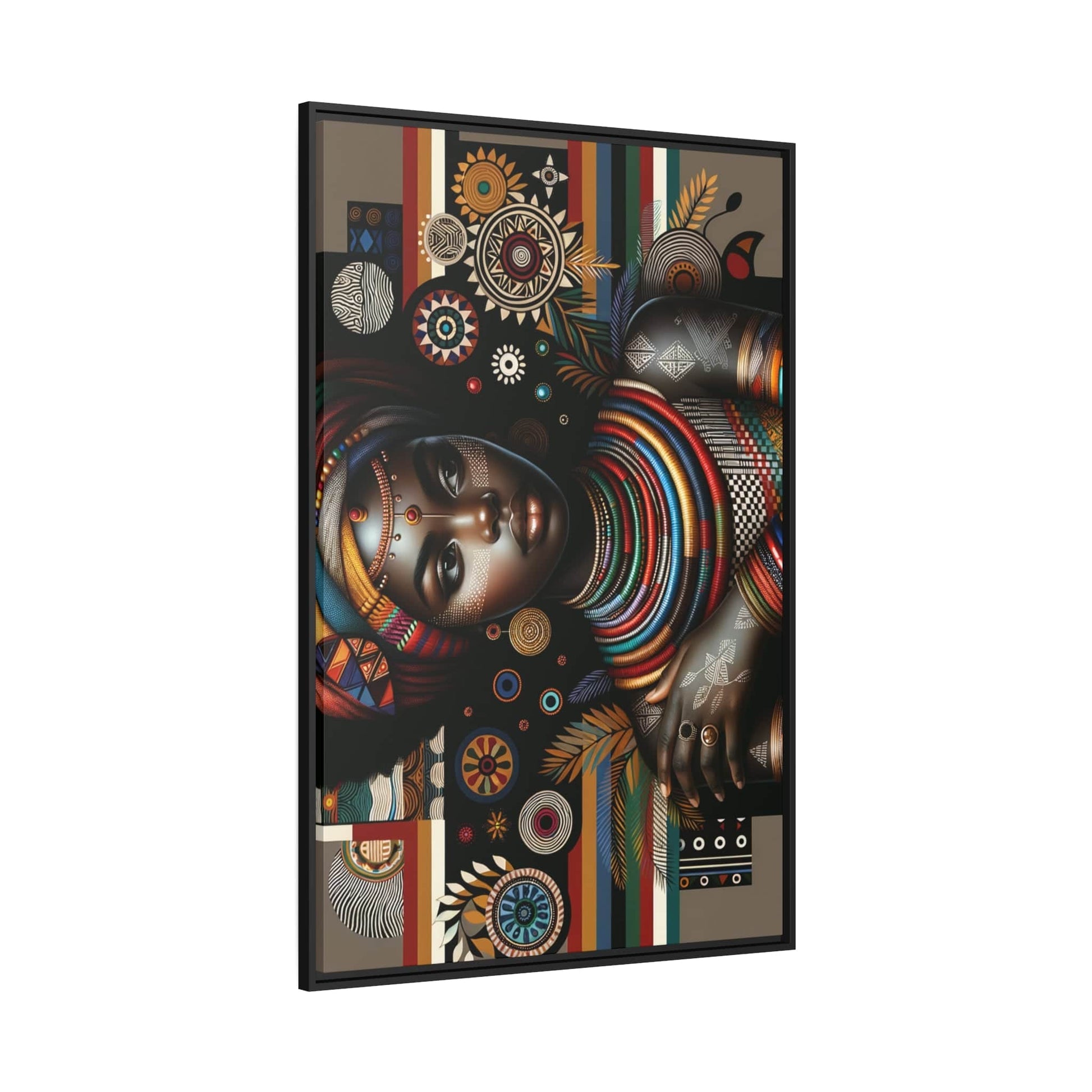 Printify Canvas Tableau "La beauté authentique et la puissance des femmes africaines"