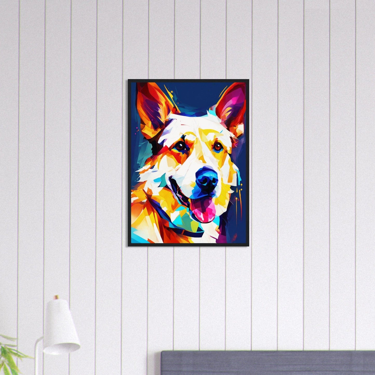 Canvanation Print Material 50x70 cm / 20x28″ Tableau Chien Esprit Libre