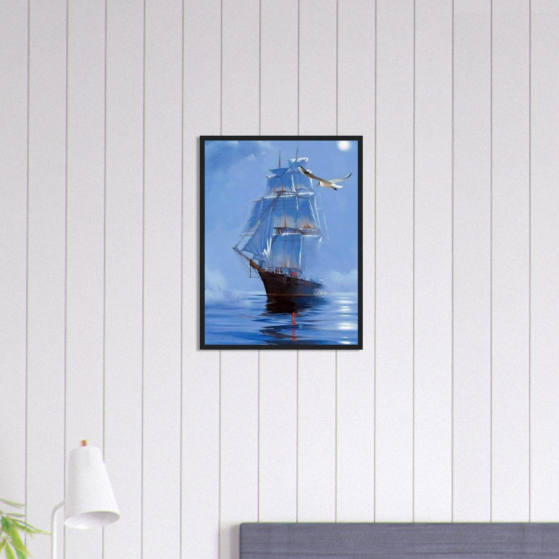Gelato Print Material Tableau De Bateau En Mer
