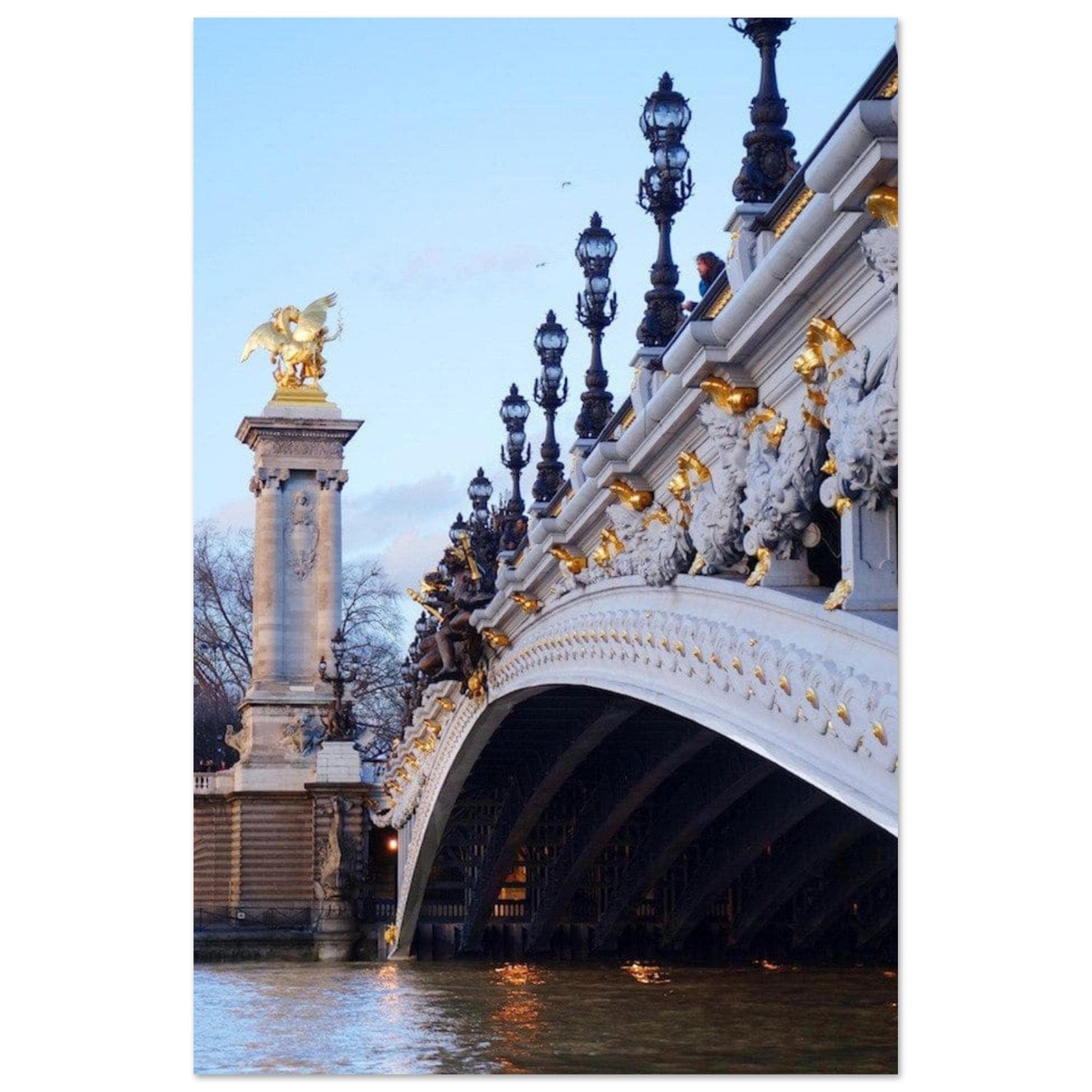 Canvanation Print Material 60x90 cm / 24x36″ Affiche Pont Paris