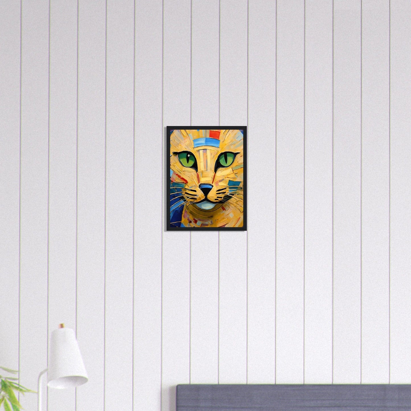 Canvanation Print Material 30x40 cm / 12x16″ Tableau Chat Rêverie Nocturne