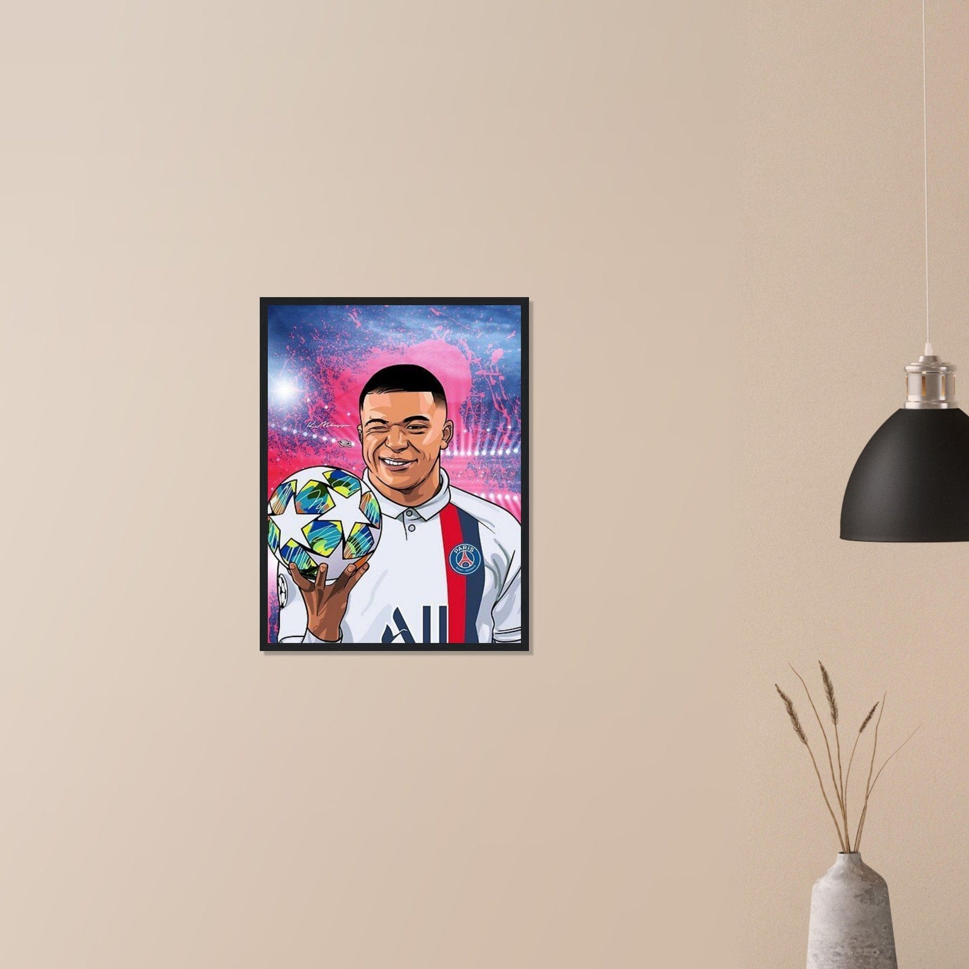 Canvanation Print Material Tableau Football Kylian Mbappe