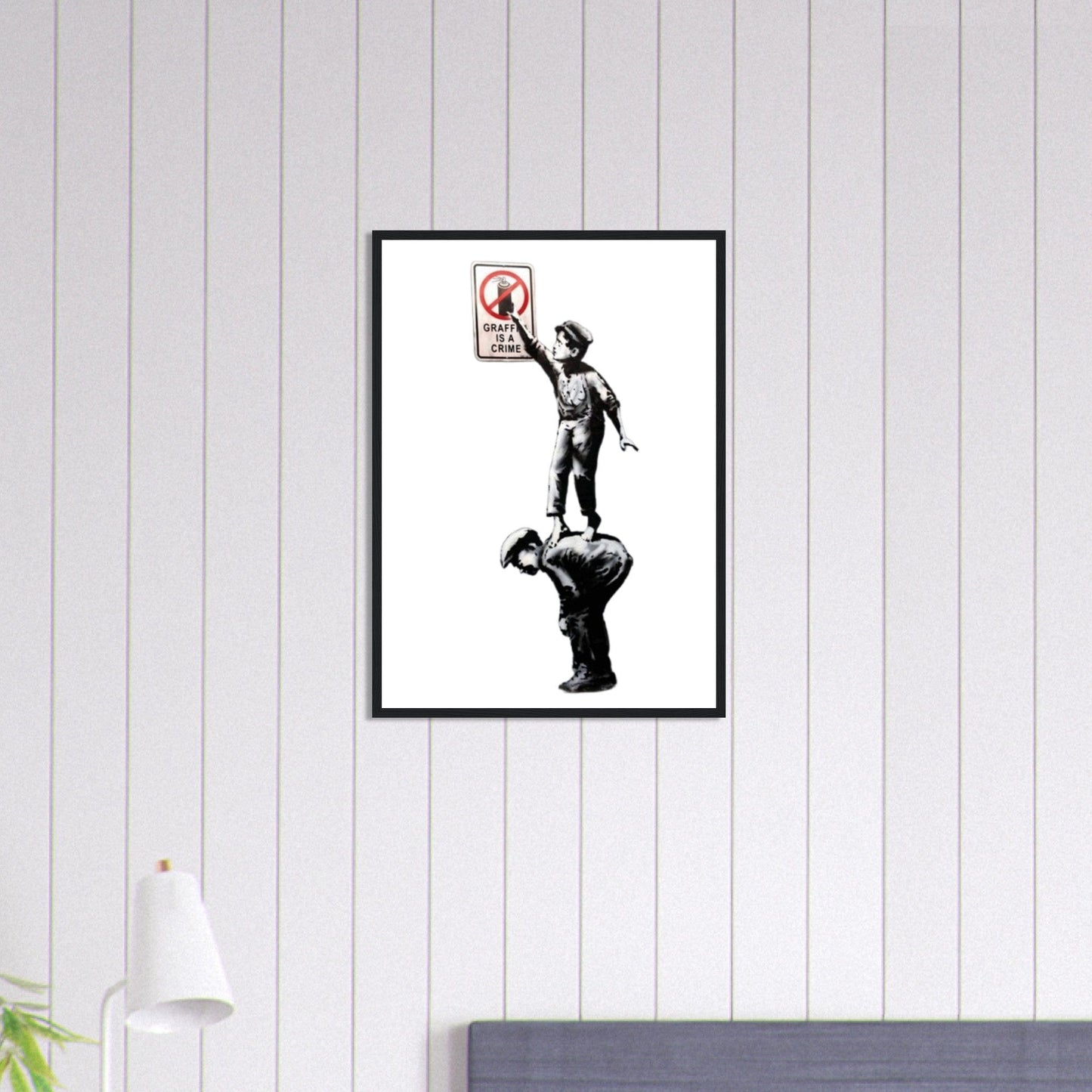 Canvanation Print Material 50x70 cm / 20x28″ Tableau Banksy Street Art