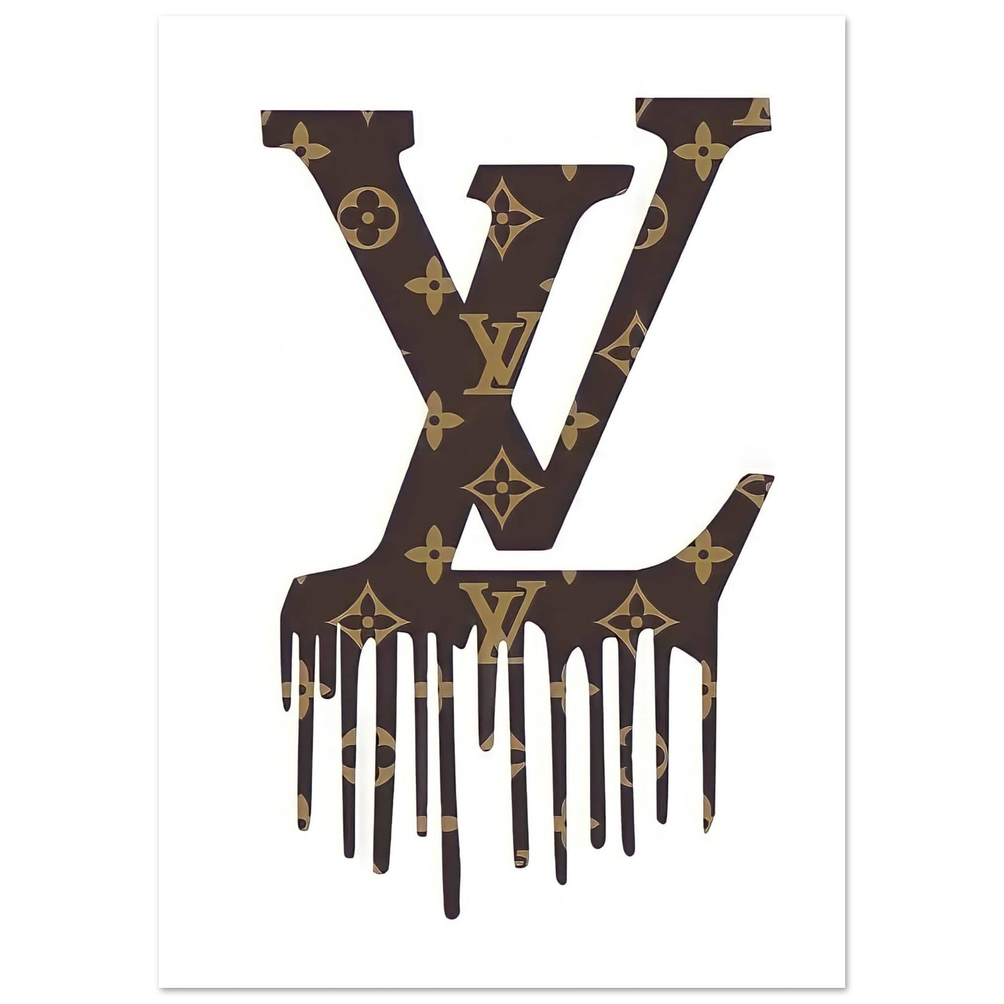 Gelato Print Material Tableau Louis Vuitton Monograme