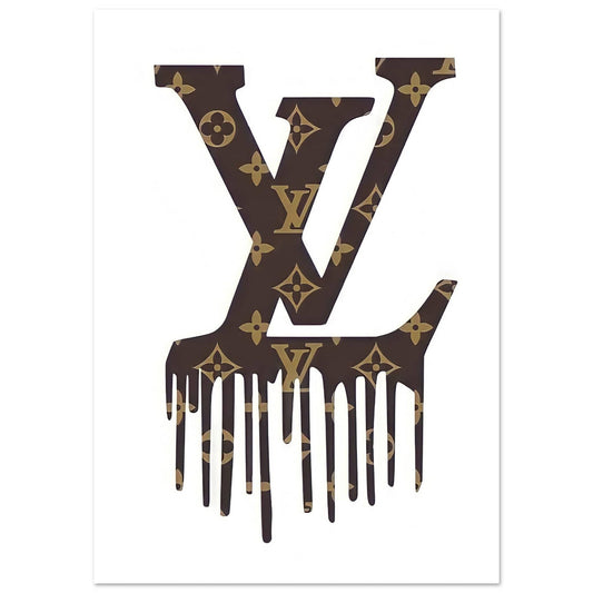 Gelato Print Material Tableau Louis Vuitton Monograme