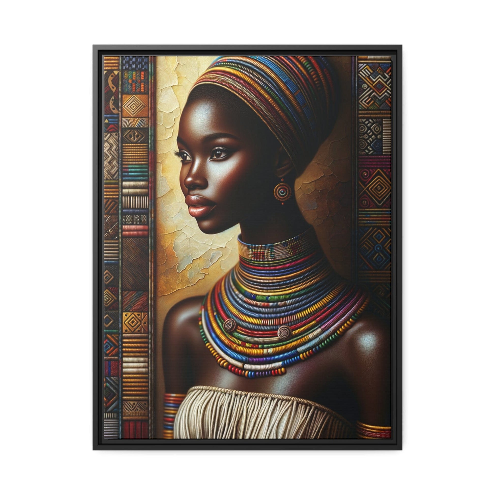 Printify Canvas 61.00 Cm" x 81.30 Cm" (Vertical) Tableau "La beauté et la puissance des femmes africaines"