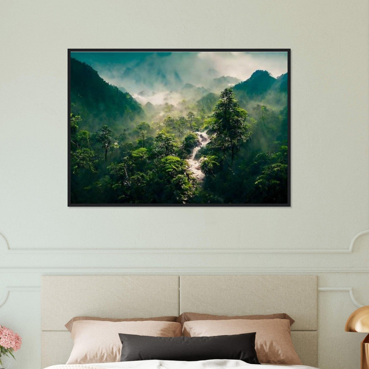 Gelato Print Material Peinture Panoramique Jungle