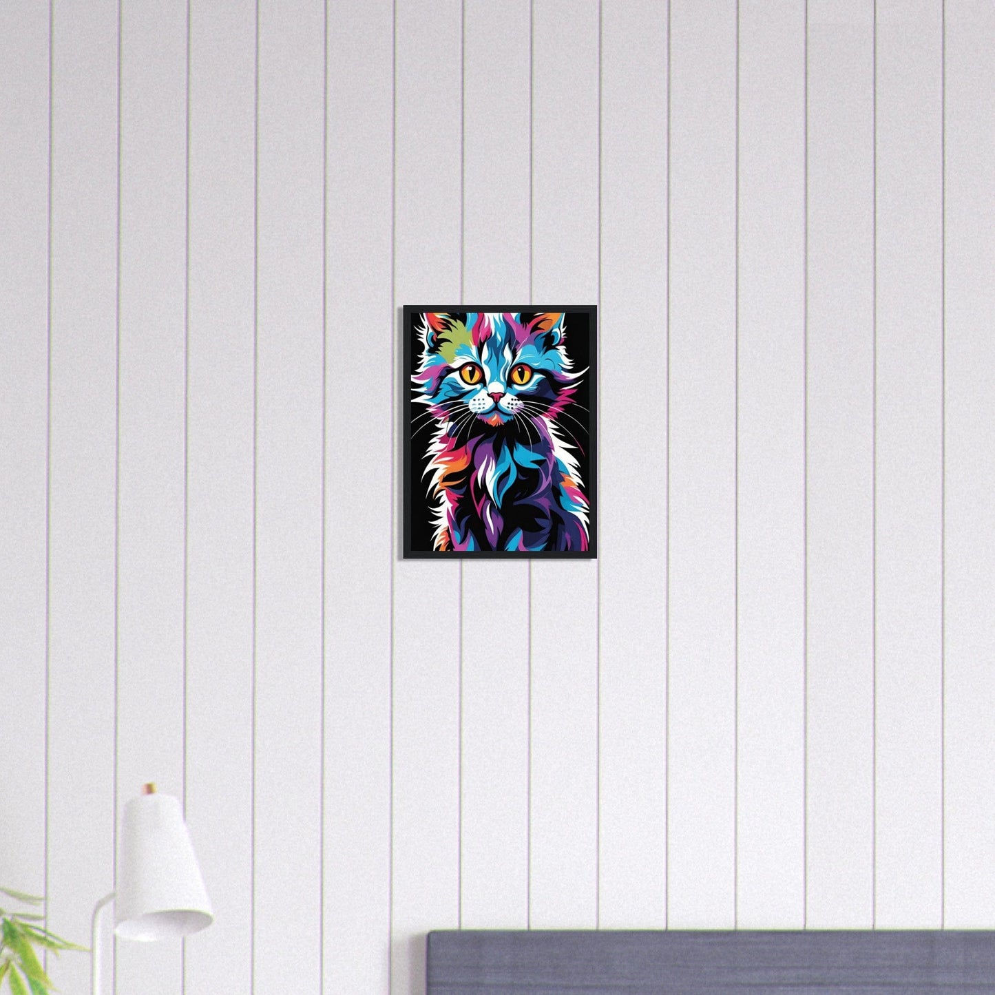 Canvanation Print Material 30x40 cm / 12x16″ Tableau Chat Pop Art Félin