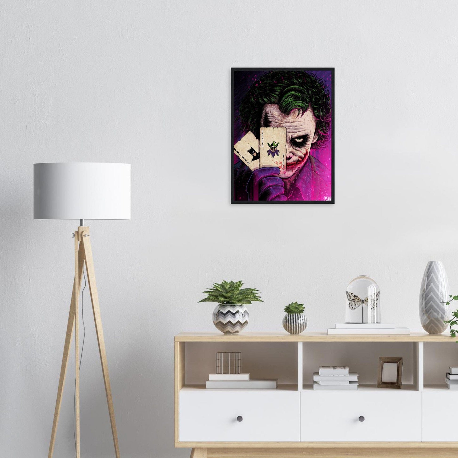 Canvanation Print Material Tableau Joker Pop Art Batman