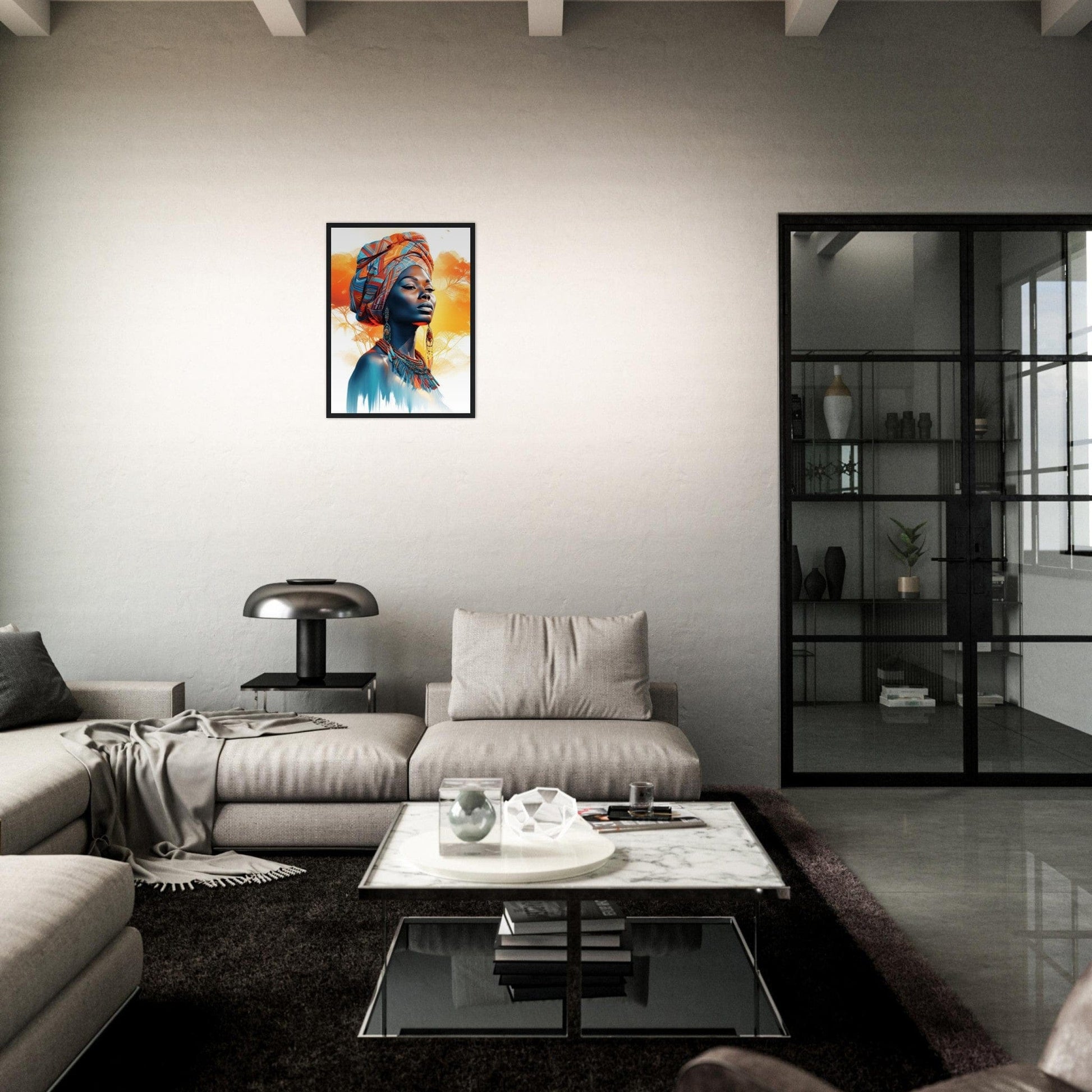 Canvanation Print Material Tableau Art Africain Peinture