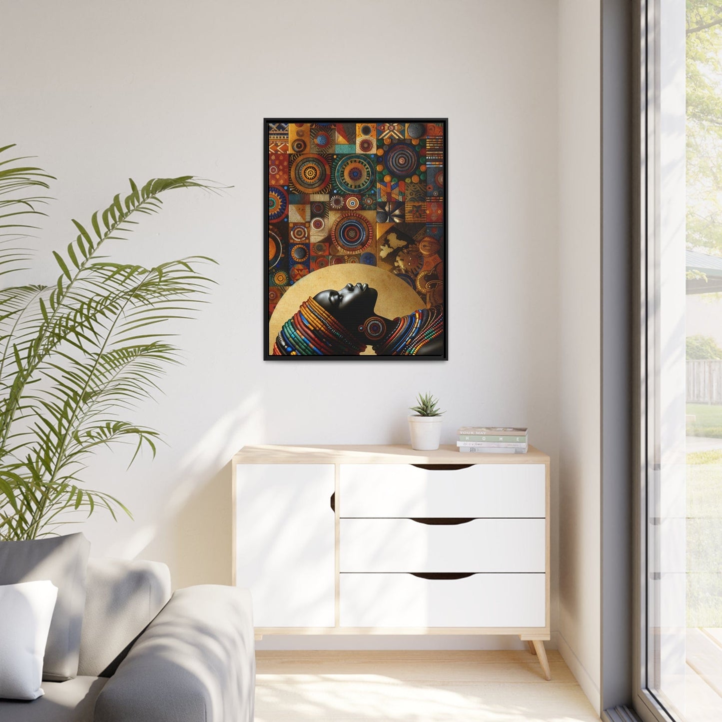 Printify Canvas Tableau "Femmes Africaines : Portraits d'élégance et de résilience"