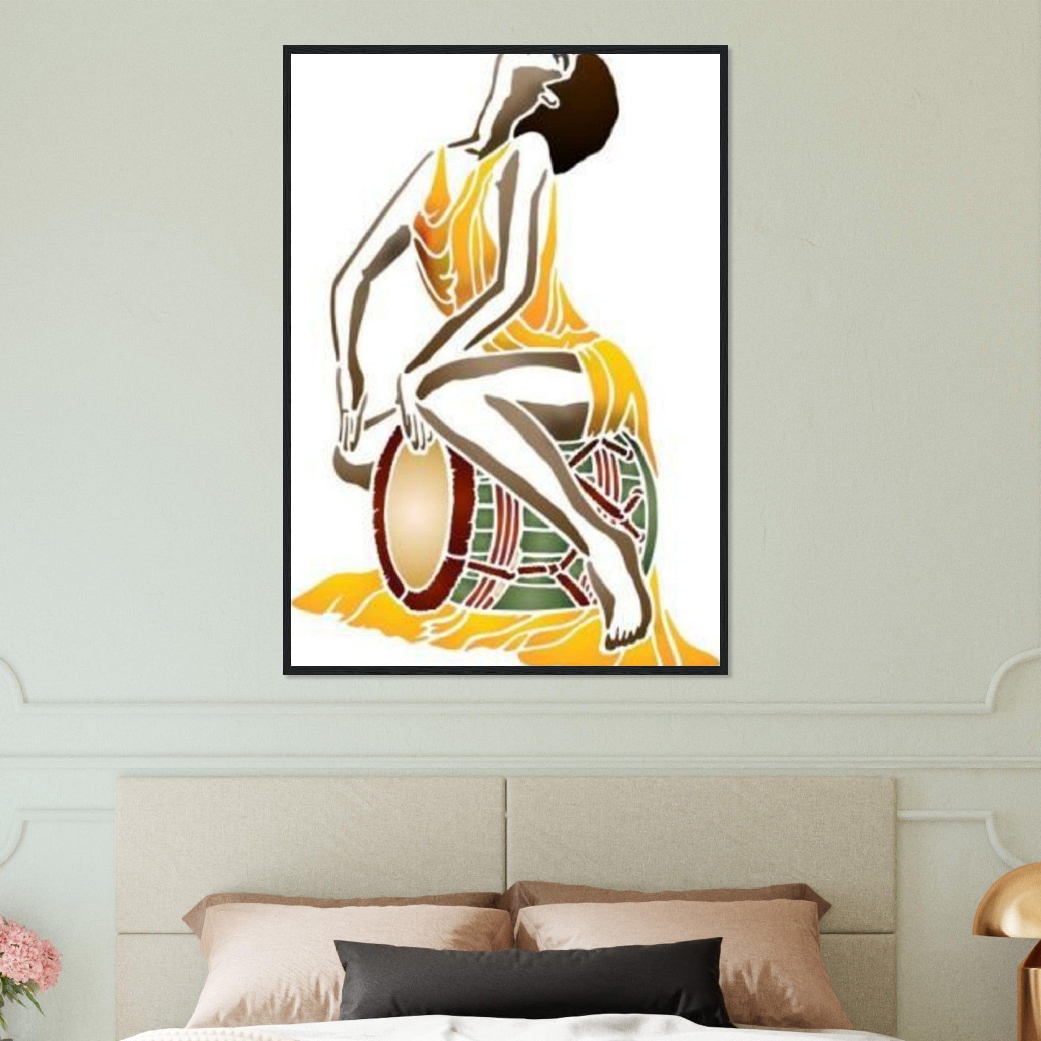 Canvanation Print Material 70x100 cm / 28x40″ Tableau Danse Africaine
