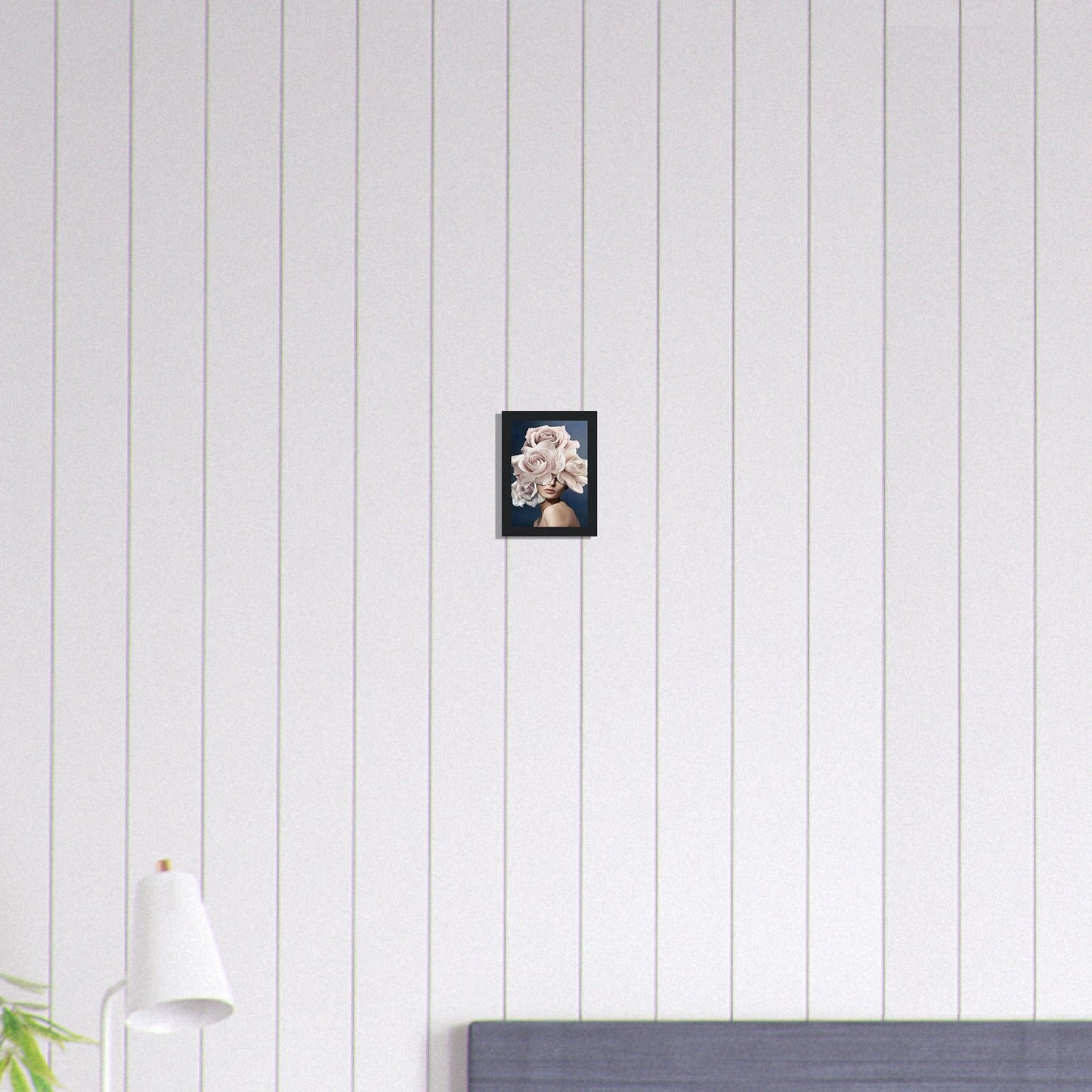 Canvanation Print Material 13x18 cm / 5x7″ Tableau Avec Des Roses Blanc