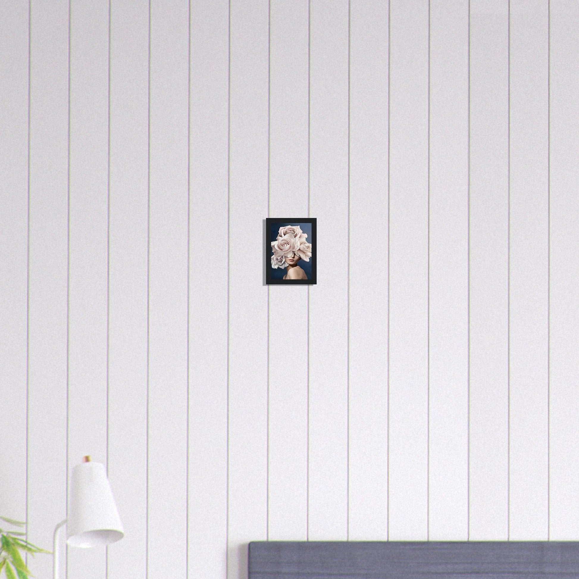 Canvanation Print Material 13x18 cm / 5x7″ Tableau Avec Des Roses Blanc