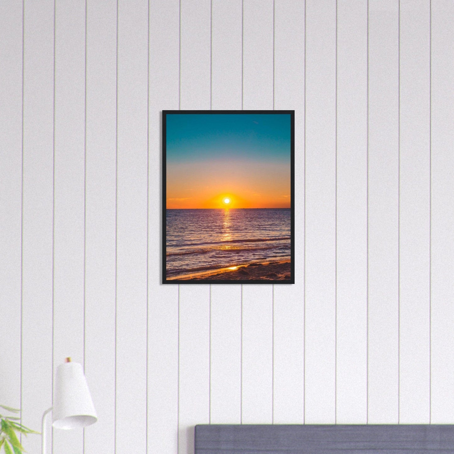 Gelato Print Material Tableau Coucher Du Soleil