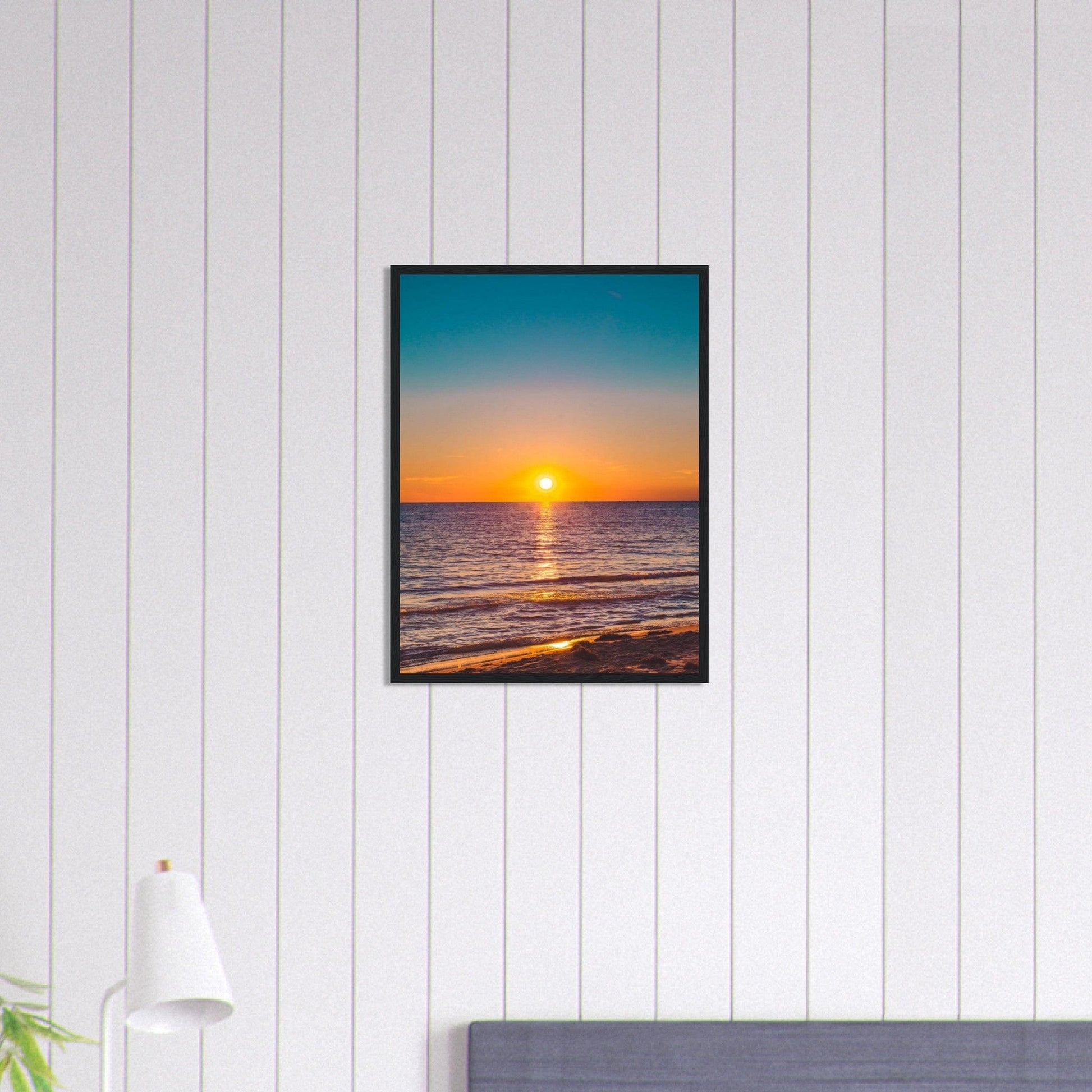 Gelato Print Material Tableau Coucher Du Soleil