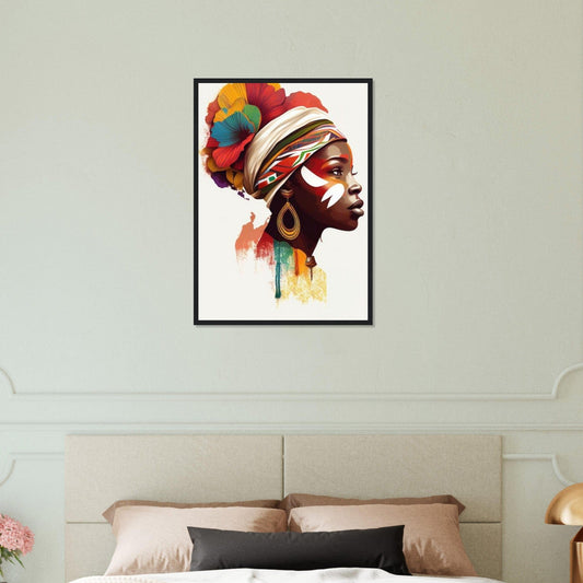 Canvanation Print Material 50x70 cm / 20x28″ Peinture Murale Africaine